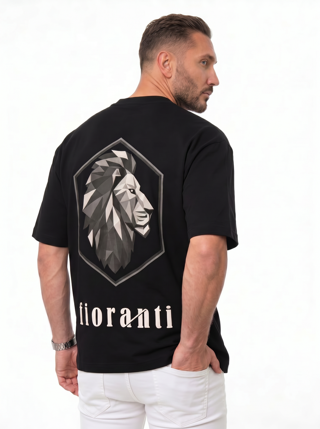 Black oversized T-shirt